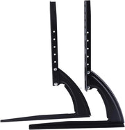 Sostegno per TV - Materiale: Acciaio - Colore: Nero - Regolabile - Adatto per schermi LED LCD da 14 a 42 pollici - Base a tre gambe - Altezza regolabile