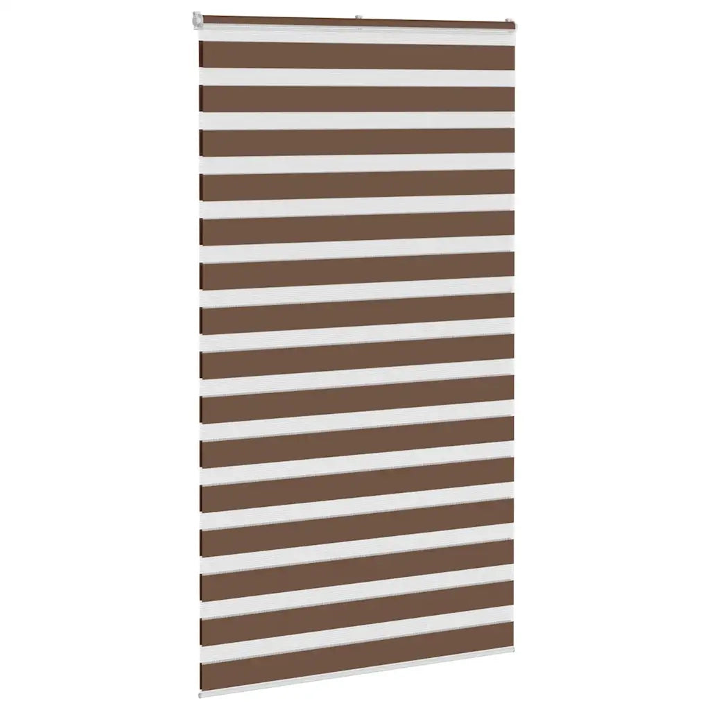 vidaXL Tenda a Rullo Zebra Larghezza Tessuto 125,9 cm Poliestere
