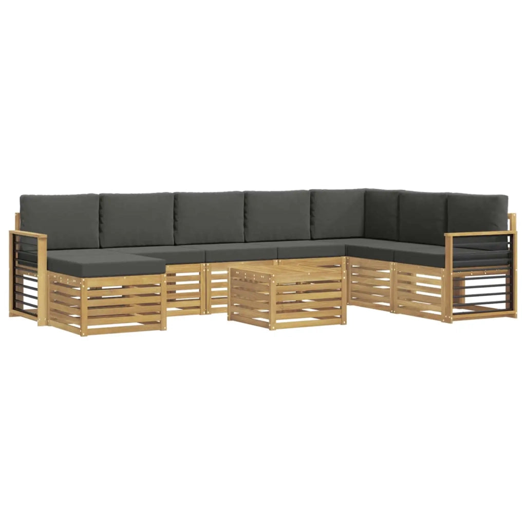 Set divani Legno di Acacia Massello 3392367