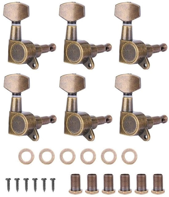 Accessori per chitarra - Stemmi per chitarra - 6 pezzi - Accessori di alta qualità - Adatti per chitarre acustiche e elettriche