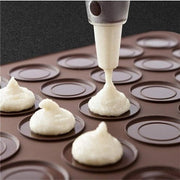 Piatto per macarons - Smalto antiscivolo in silicone - 38 x 28 cm