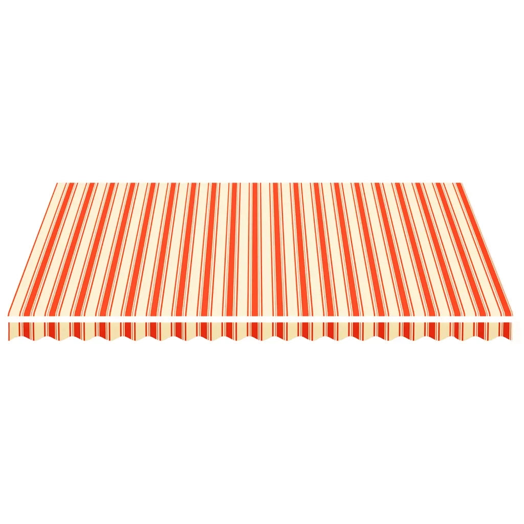 Tessuto di Ricambio per Tenda da Sole Giallo e Arancio 4,5x3,5m 312020