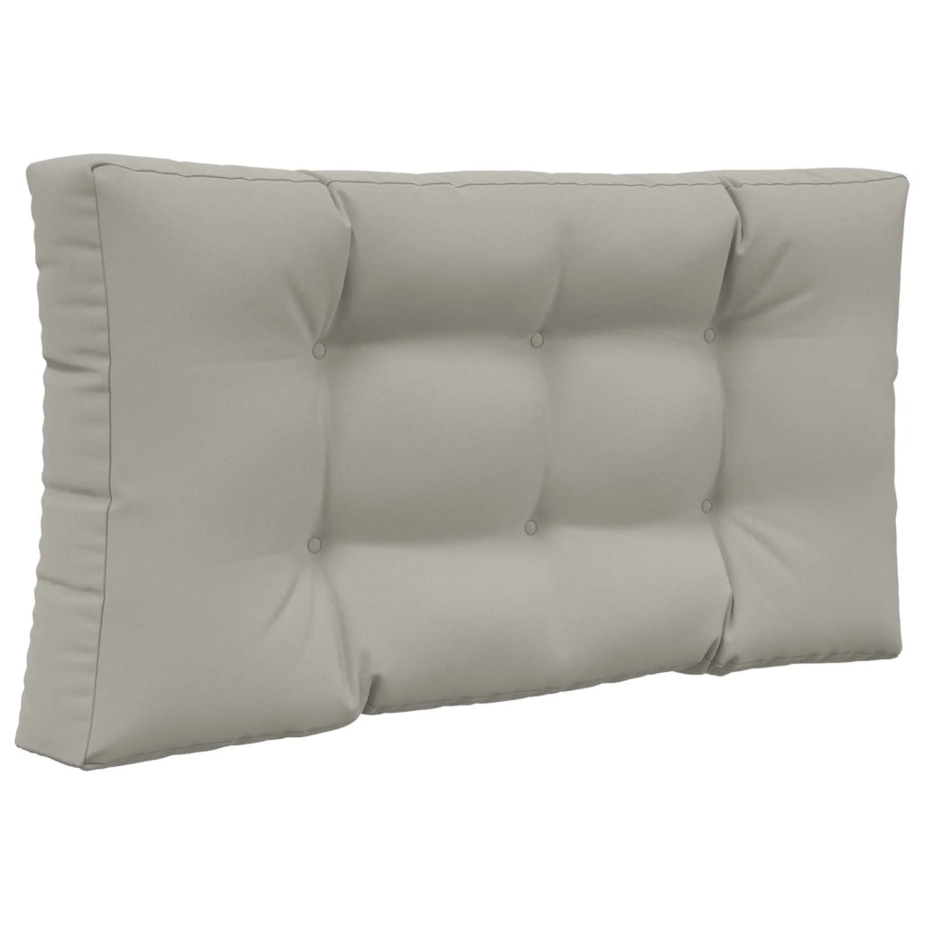 Cuscino per divano da esterno 3 pcs Grigio Poliestere