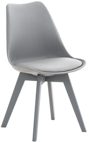 Sedia Pranzo Linares Grigio/grigio,Plastica