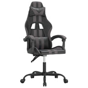 Sedia da Gaming | Sedia da e-sports Nera e Grigia in Similpelle