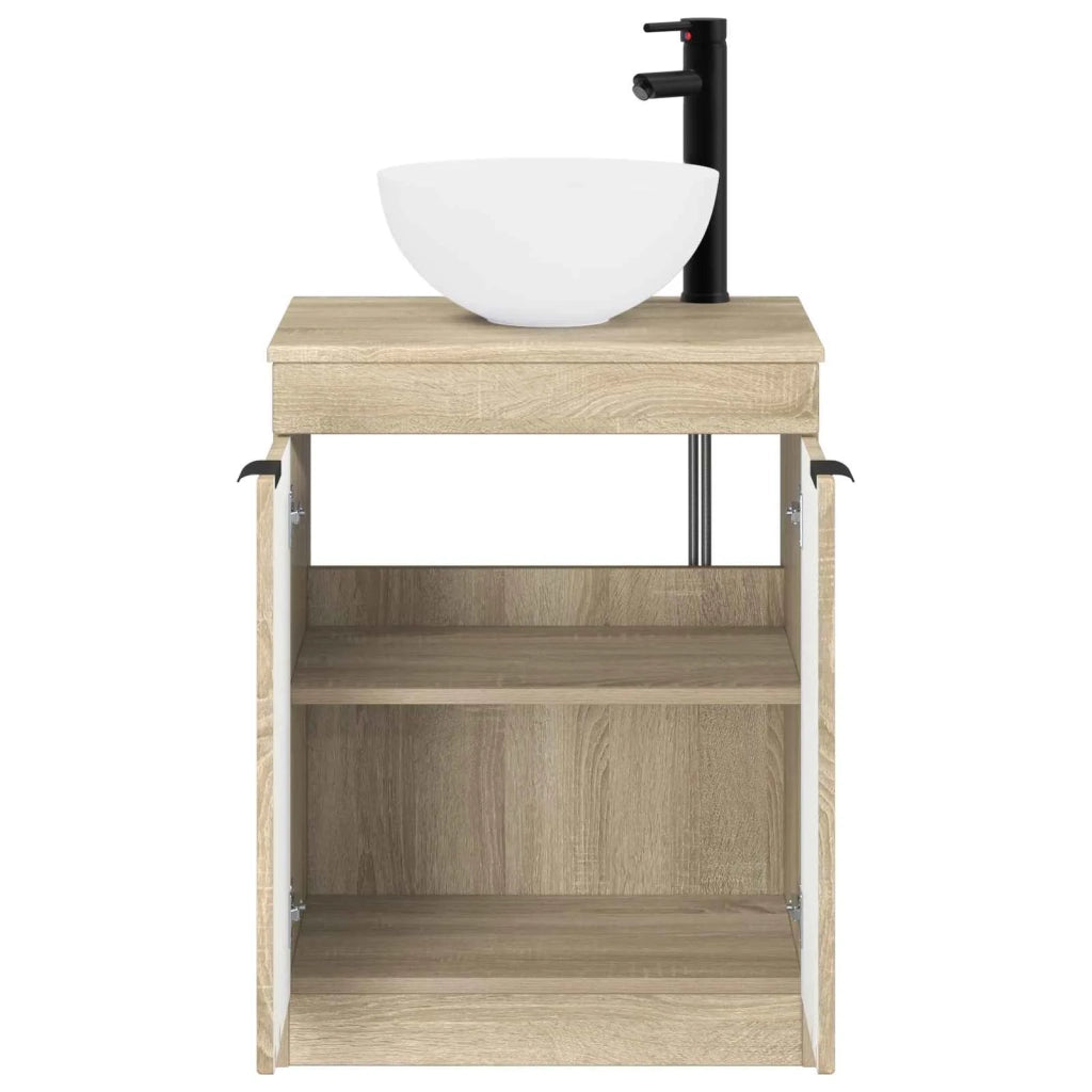 Set di mobili per il bagno Rovere Sonoma Legno ingegnerizzato 3404206