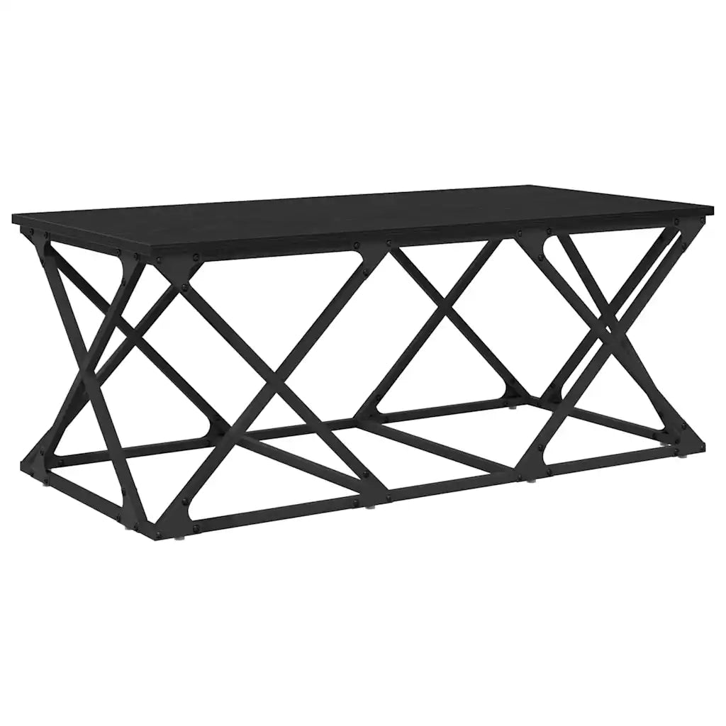 Tavolino da salotto Rovere Nero 100 x 49 x 40 cm 882768