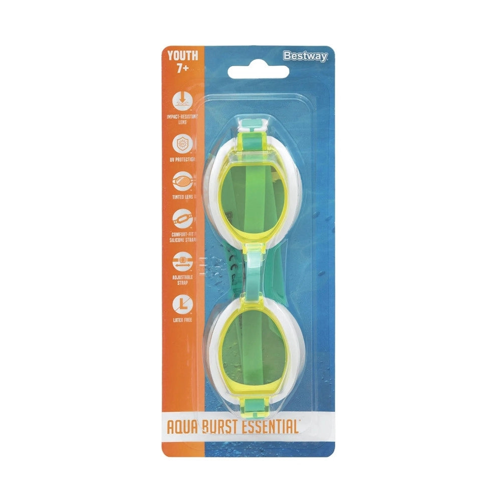 Trade Shop - Box 24 Pz Occhiali Da Nuoto Piscina Per Bambini Ragazzi 7+ Anni Da 3 Colori 30217 -