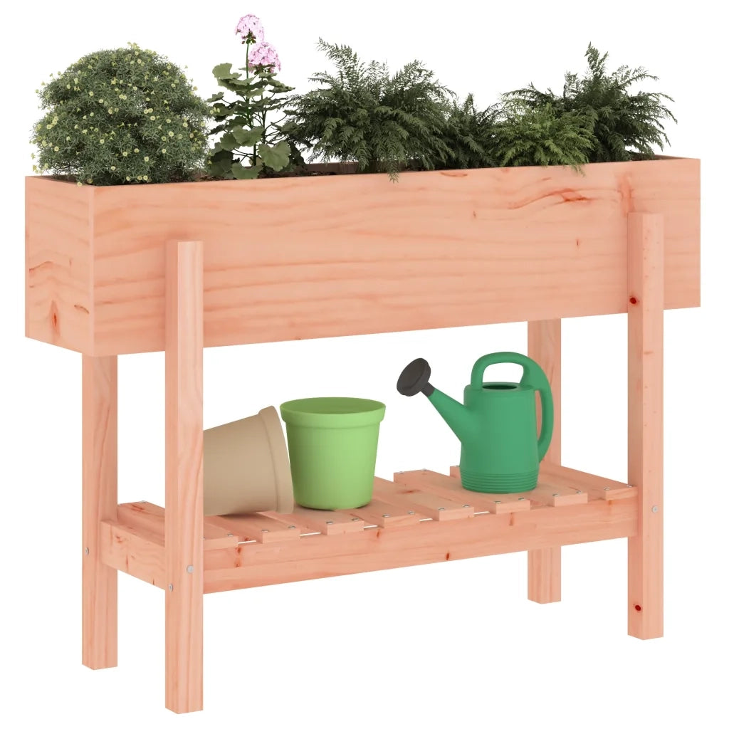 Fioriera Rialzata Giardino-Vaso da Esterno-Supporto per Vaso 101x30x69 cm Legno Massello Douglas