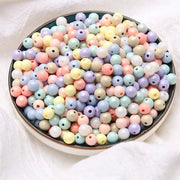 Collezione di perle acriliche 1000 pezzi - Perle colorate - Perle d'arte - Gioielli da realizzare - Collane/bracciali - Dimensione 6 mm - Perle per gioielli