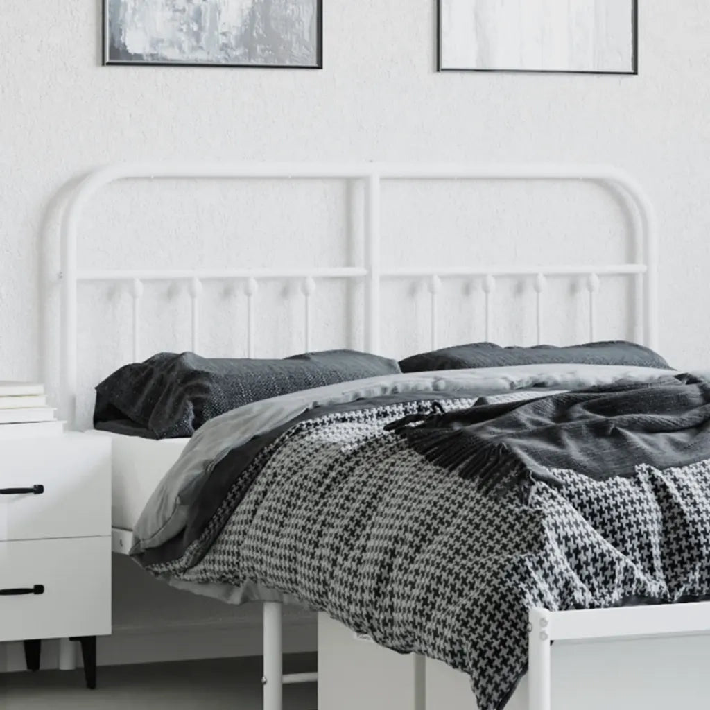 Testiera di Ricambio in Metallo Bianco 135 cm 352659