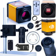 Set Microscopico PEGASUS Pro 12 MB 4 in 1 – Camera 12MP HDMI, Obiettivo 100x, Piattaforma 50/40mm, Illuminatore 56 LED