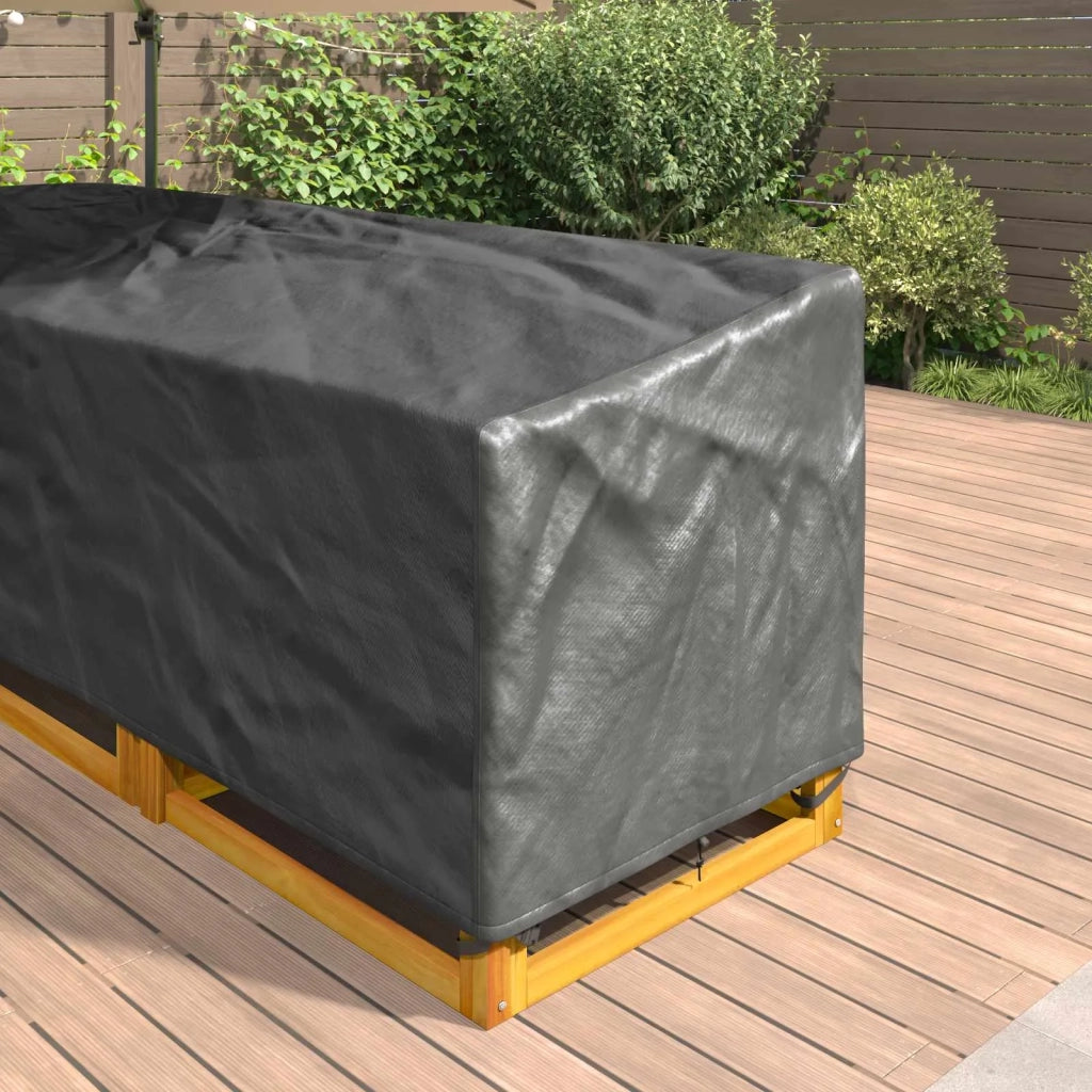 Copertura per mobili Nero 250 x 180 x 80 cm Tessuto Oxford 210D 4105678
