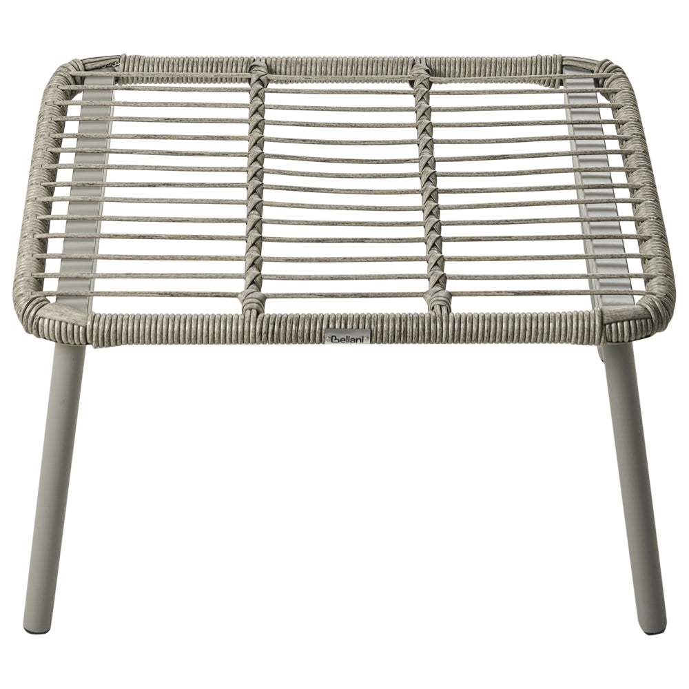 Poltrona da giardino in rattan naturale con poggiapiedi in cotone cuscini per lo schienale del sedile bianco sporco per interni ed esterni