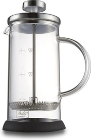 Apparecchio per caffè in vetro con French Press - 400 ml - Acciaio inossidabile - Per caffè e tè