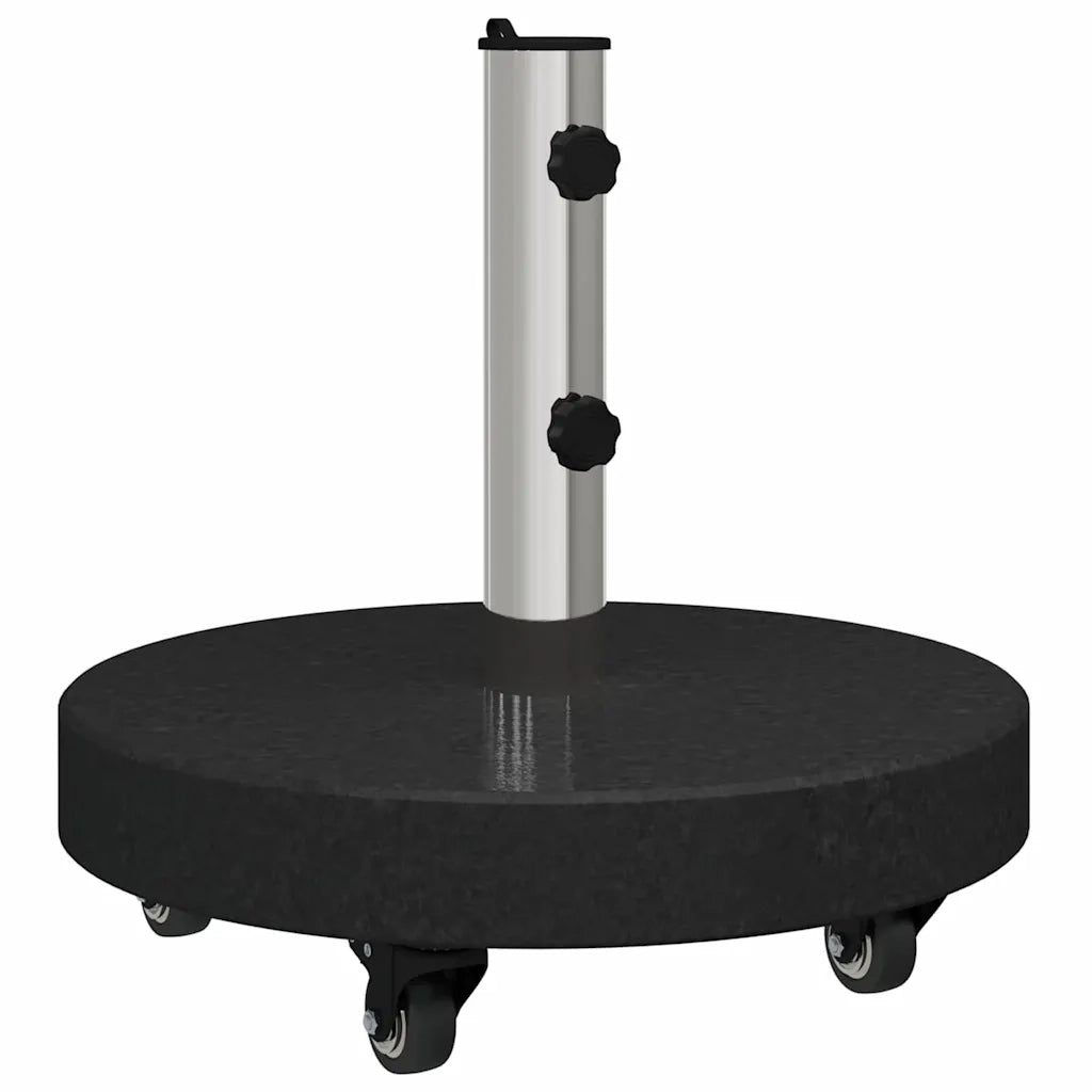 Base per ombrellone 30kg Nero Granito e Acciaio Inossidabile CFW6600728