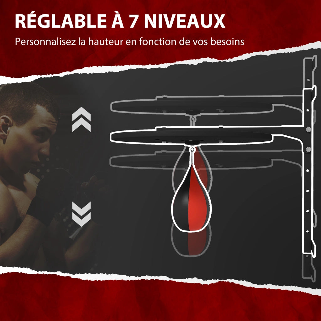 Sacco da boxe con supporto a muro regolabile ¨C zephmum ¨C 360¡ã rotazione