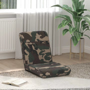 Sedia da Pavimento Verde militare 50 x 73 x 60 cm Tessuto 42028173