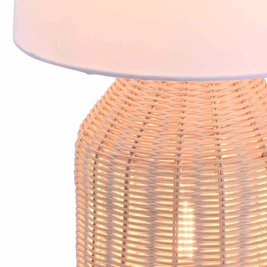 LÚZETE - LAMPADA DA TAVOLO RATTAN AMELIE