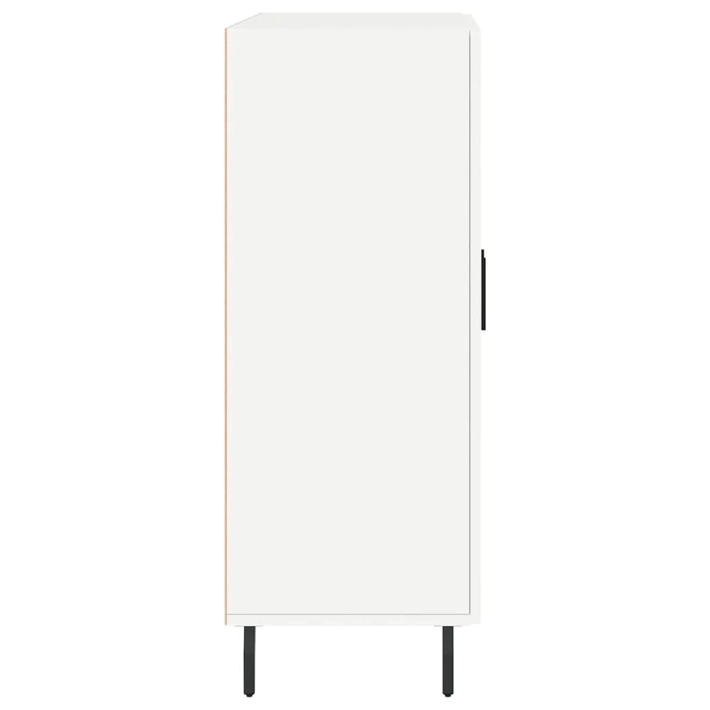 Buffet credenza cassettiera armadio mobile contenitore organizer per cucina soggiorno salotto 69,5 x 34 x 90 cm legno ingegnerizzato bianco 02_0030436