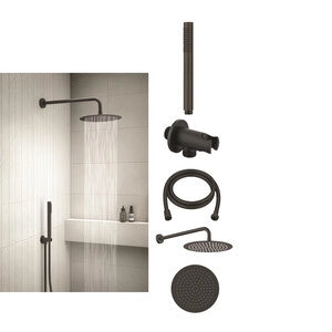 GEDY SET DOCCIA D.25 NERO MATT HIGH PRO PLUS 02- GEDY- 1,0 pz