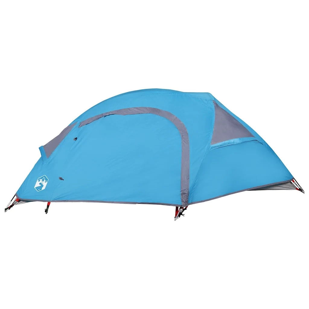 Tenda da Campeggio a Cupola per 1 Persona Blu Impermeabile 94560