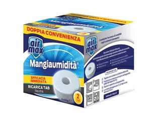 AIRMAX ASSORBIUMIDITA' RICARICA TAB NEUTRA  2 ricariche 450 gr. ciascuna    AIRMAX