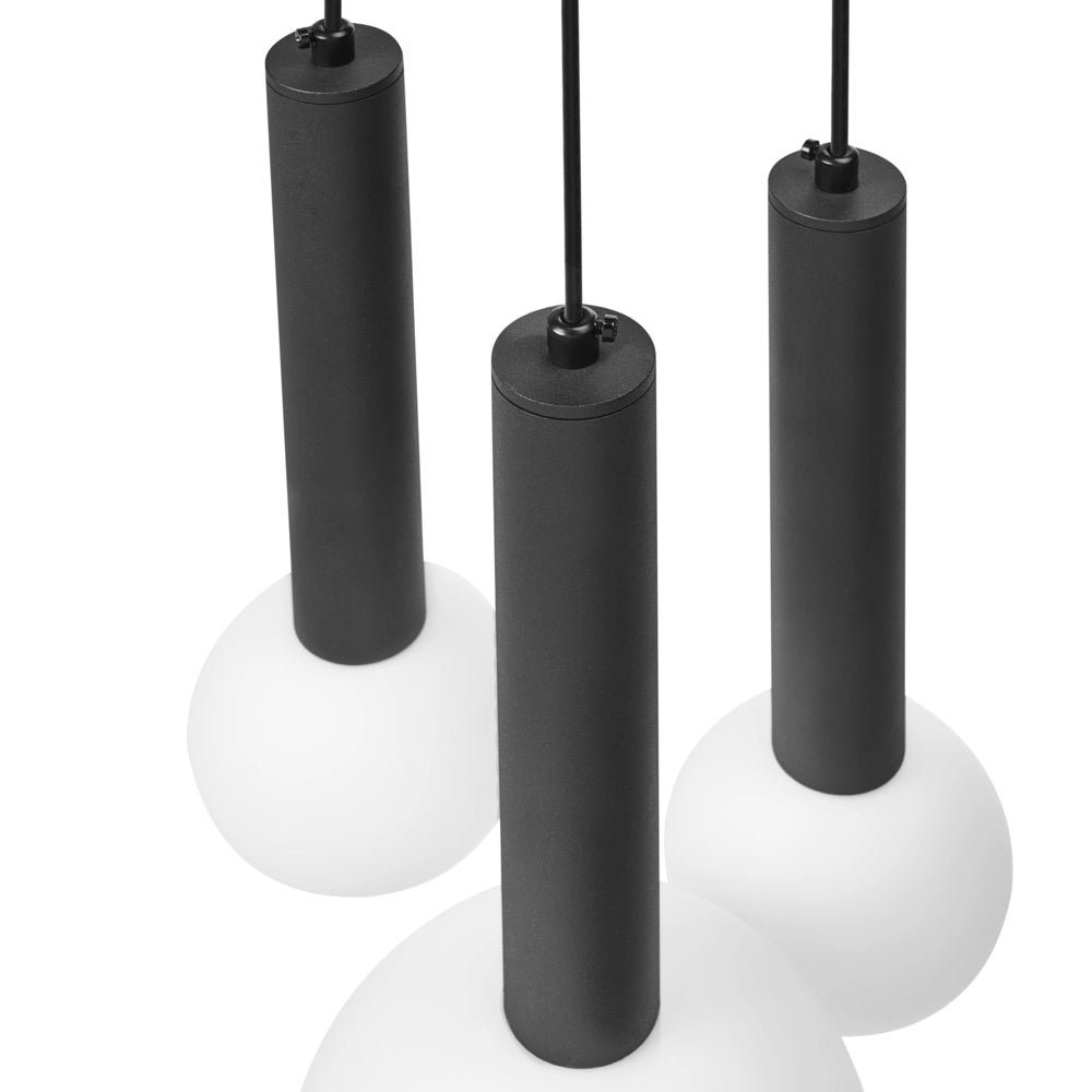Lampadario metallo Nero stile moderno glamour soggiorno