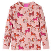 Pigiama per Bambini a Maniche Lunghe Rosa Chiaro 104 CFW5261264