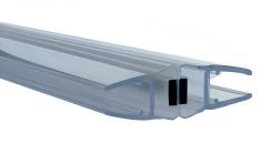 Set 2 Guarnizioni Magnetiche Dritte 220 cm per Vetro 6-8 mm