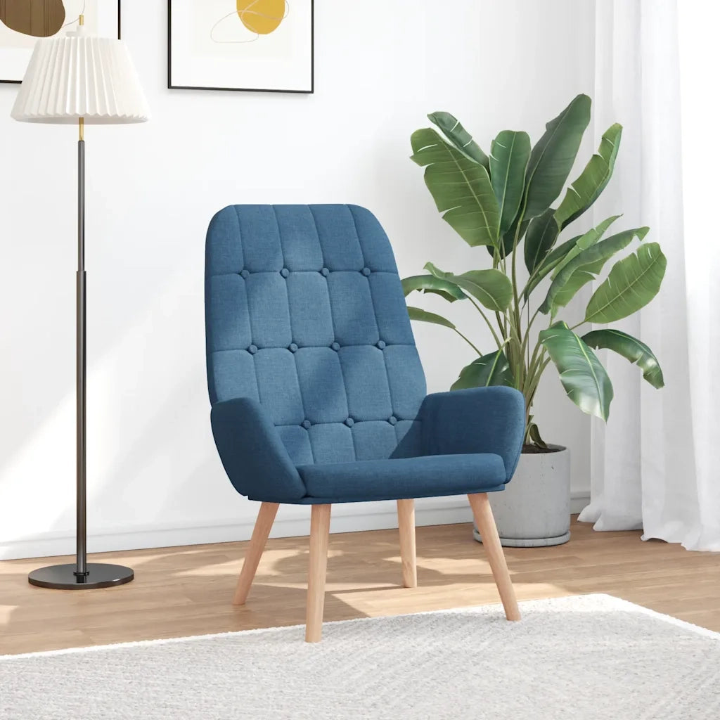 Sedia Relax Blu in Tessuto 4102646