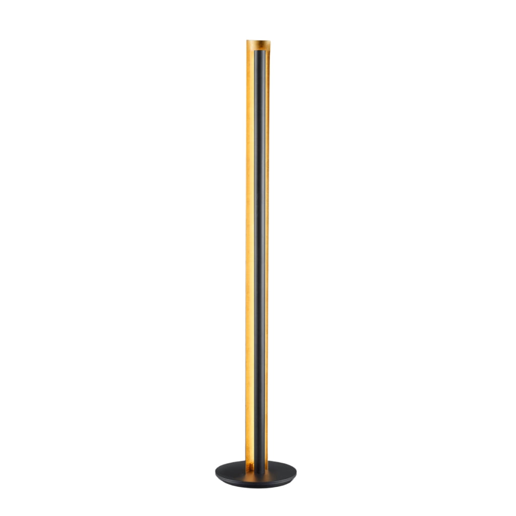 Lampada da terra LED Texel nera/oro 15W 1450lm Trio