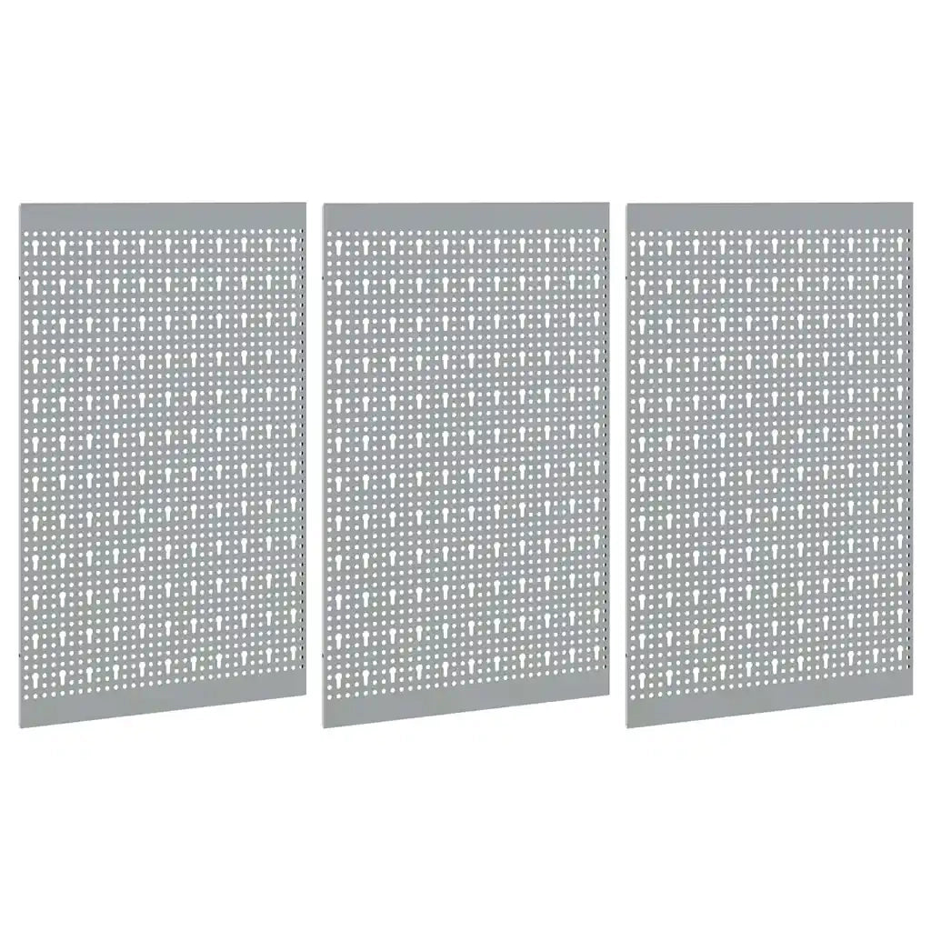 Pannello per attrezzi 3 pcs Grigio 150 x 1 x 80 cm 4103484