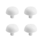 Paracolpi wc ad incastro tondi D 22 x H 21 mm in plastica 4 pezzi