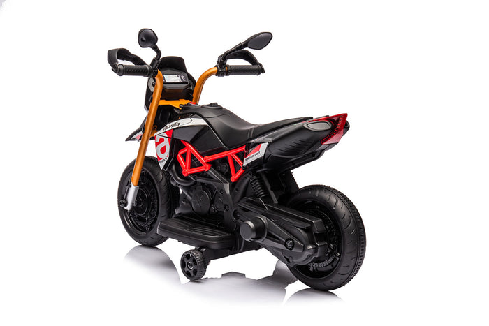Moto Elettrica per Bambini 6V Aprilia Dorsoduro Small Nera