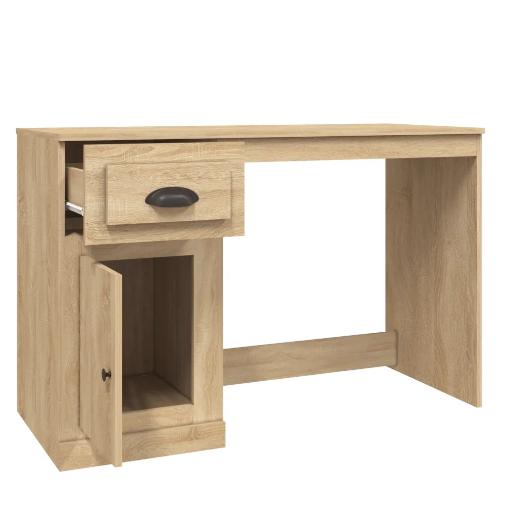Scrivania | Tavolo da Ufficio Cassetto Rovere Sonoma 115x50x75 cm Legno Multistrato