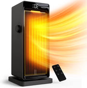 Ventilatore a riscaldamento a 2000 W con tecnologia PTC, timer 24 ore, 90° oscillazione, sicurezza contro sovraccaloramento, 3 modalità di riscaldamento