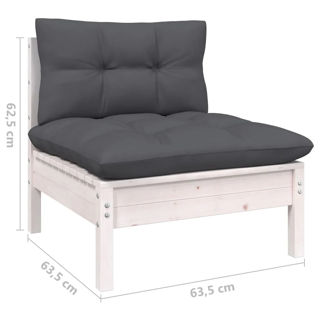 Set di mobili da giardino mobili da esterno 8 pezzi con cuscini legno di pino massiccio 02_0017526