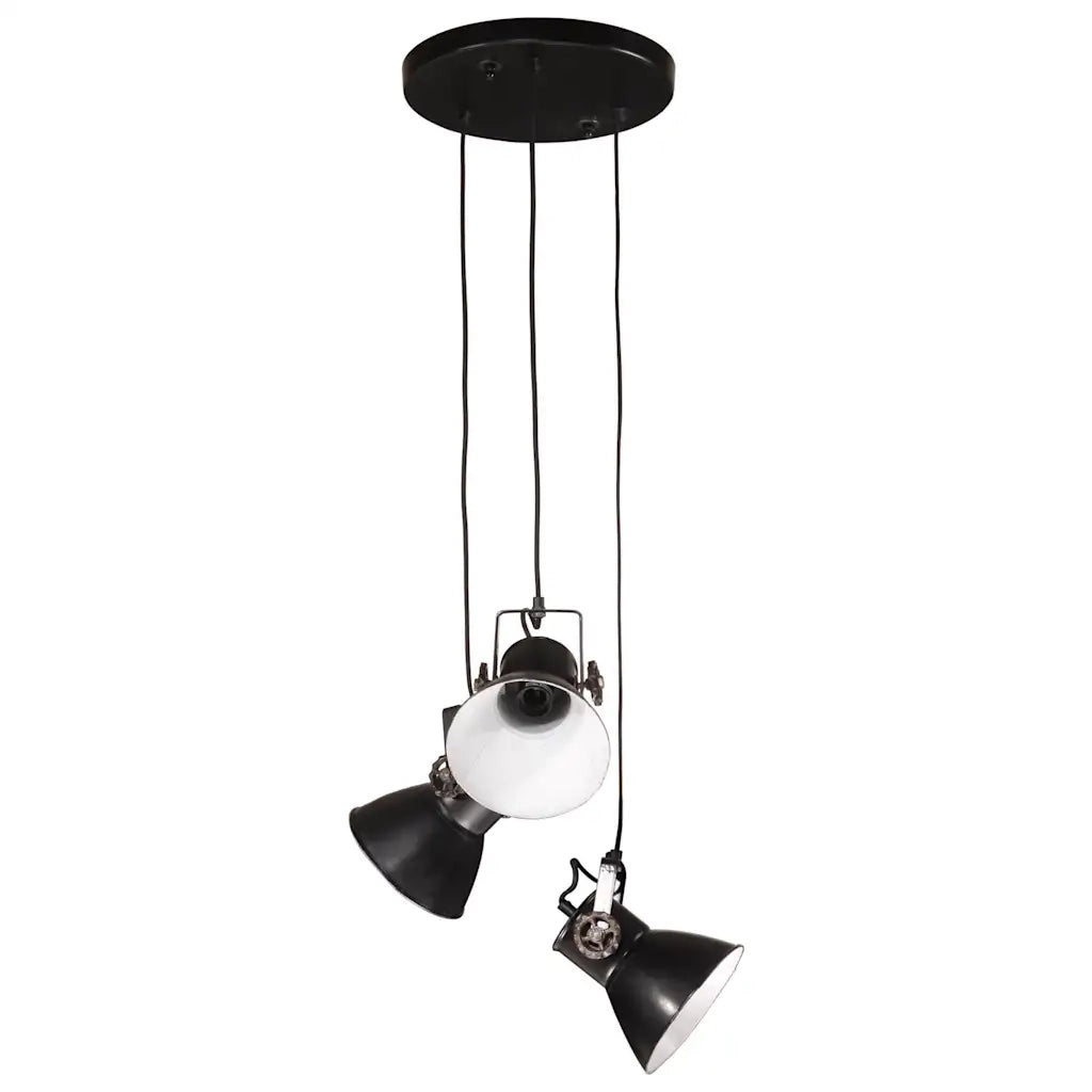 Lampada Pensile 25 W Nera 30x30x100 cm E27 CFW4114181