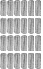 Copertoni per sedie 24 pezzi - Coprimaterasso in tessuto - Protezione per sedie all'aperto - Antiscivolo - Adatto per gambe rotonde di sedie - Facile da installare