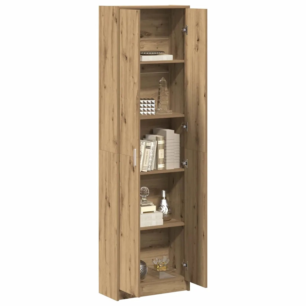 Guardaroba con lo scaffale Rovere artigianale 55 x 25 x 189 cm 3334016