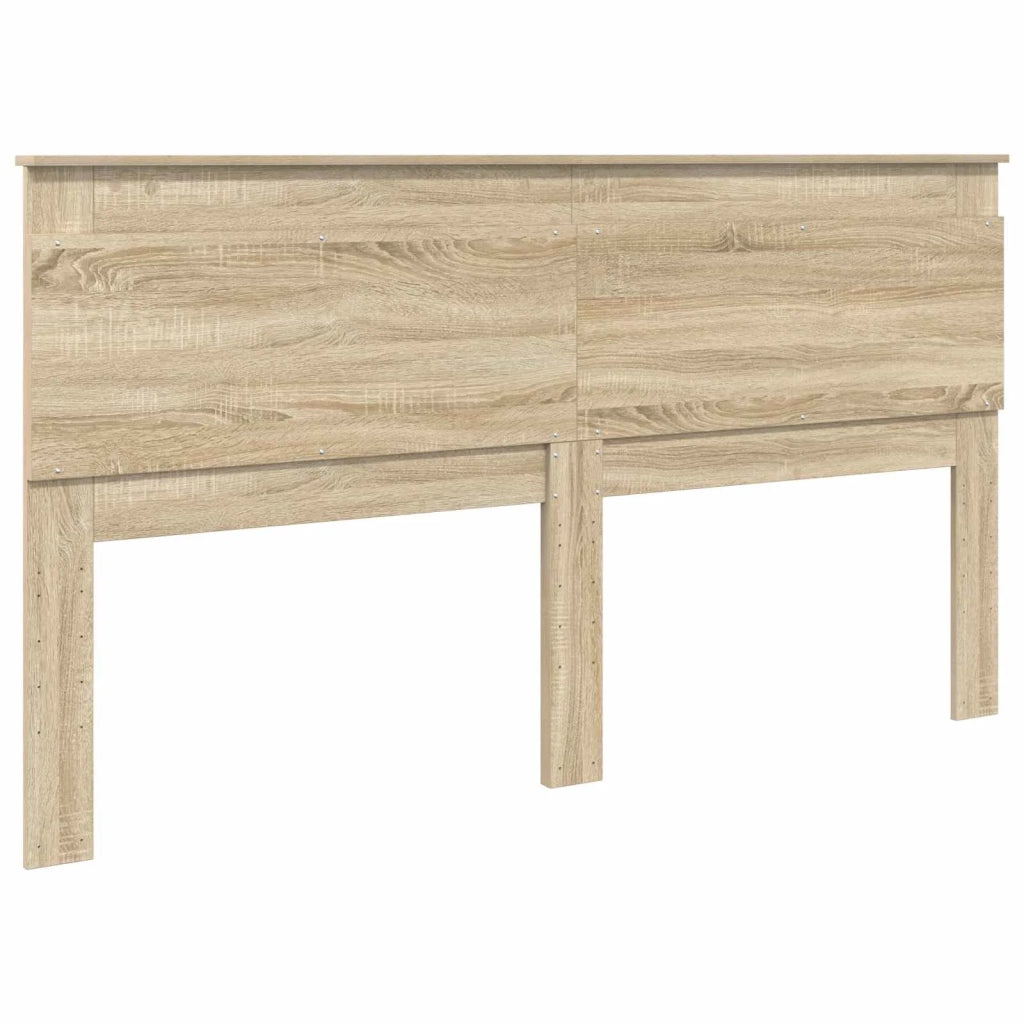 Testiera con testiera Rovere Sonoma 200 cm Legno multistrato 887419