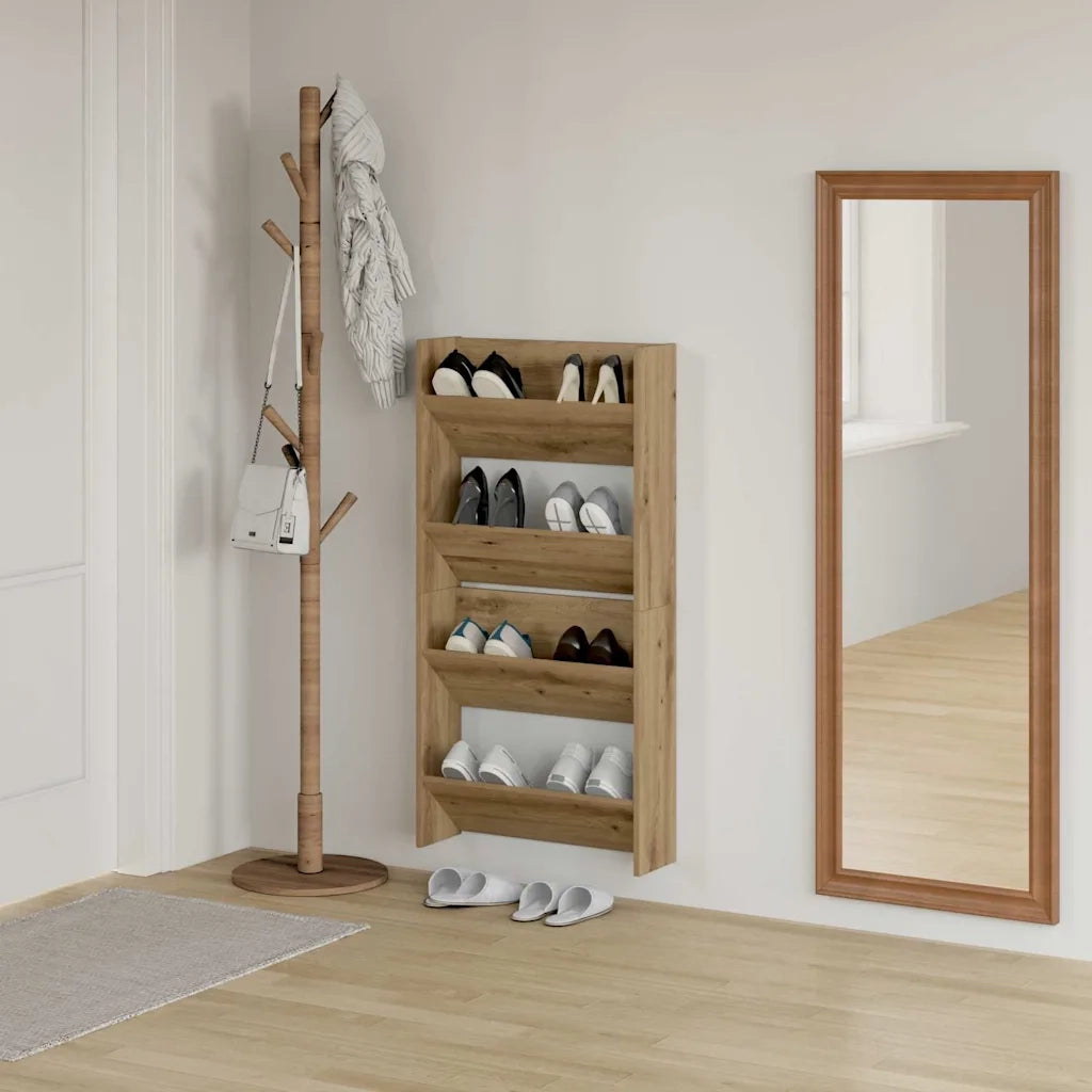 Mobile per scarpe 2 pz 60 x 18 x 60 cm Legno ingegnerizzato 875143