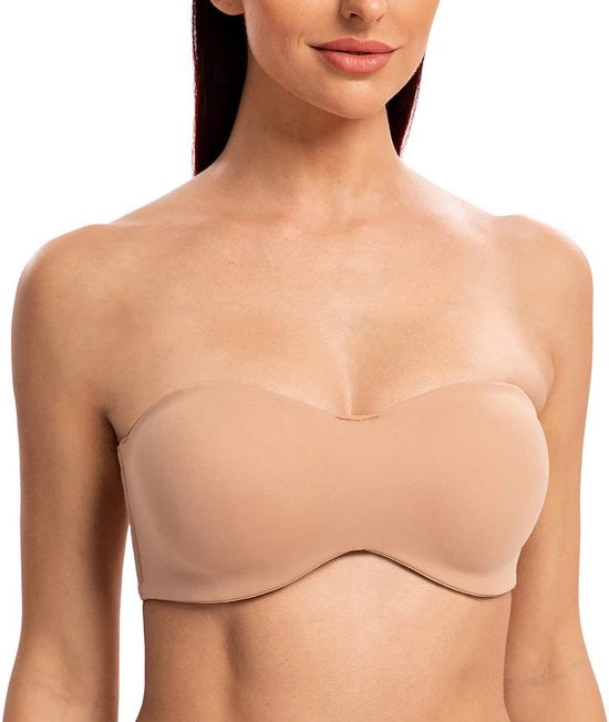 Reggiseno senza cintura Grande Taglia - Fermaglio - Imbottiture senza cuciture - Cinghie in silicone - Cinture regolabili - Aspetto invisibile - Reggiseno senza cintura