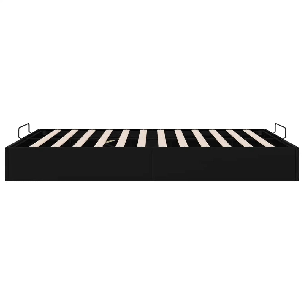 Letto ottomano Nero 153 x 203 cm Similpelle 3403065