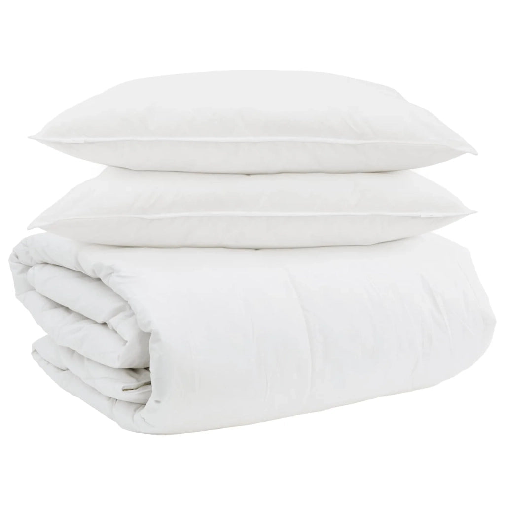 Set di Piumoni con cuscino 3 pcs Bianco Piuma d'anatra 3377135