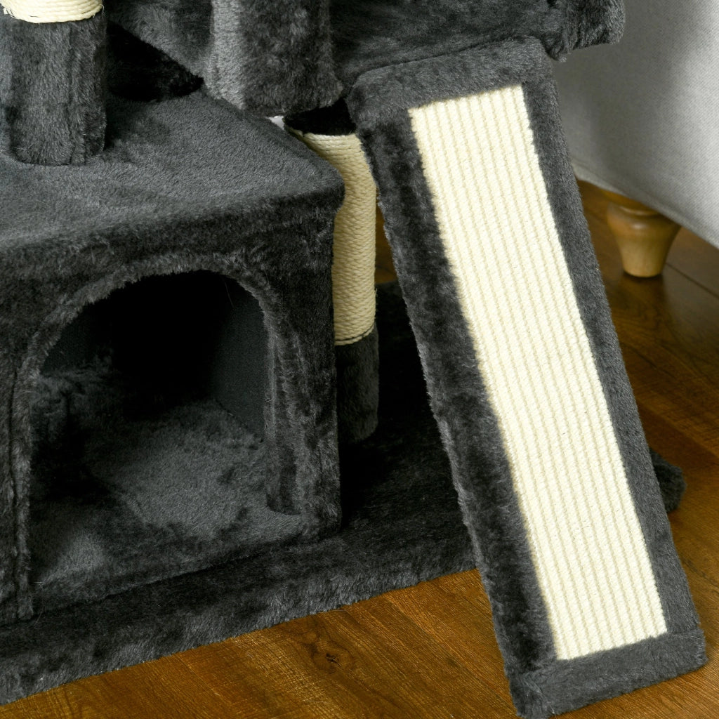 Albero per gatti con colonne di sisal ¨C zephmum ¨C 83 cm, grigio scuro