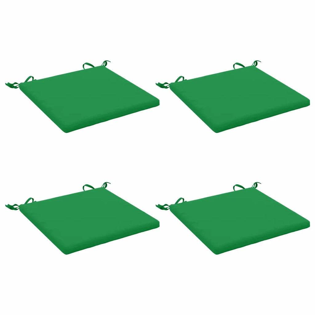 Cuscini per Sedia in 4 Pezzi SOEST 4 pz 100% Poliestere Verde 944344