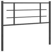 Testiera | Testata di Ricambio in Metallo Nero 107 cm