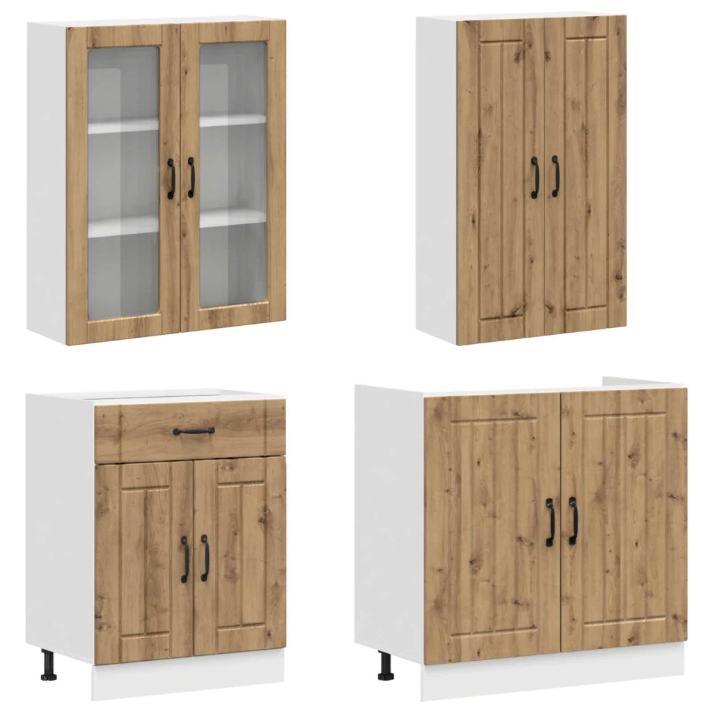 Unità Cucina LUCCA 4 pcs Rovere Artigianale 3438334
